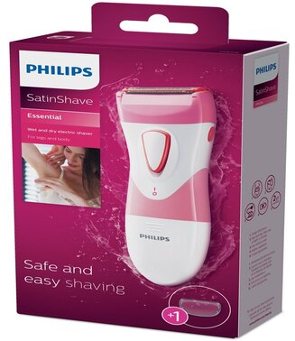 Philips SatinShave Essential Women’s Electric Shaver for Legs, Cordless