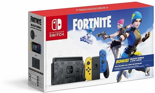 Nintendo Switch Fortnite Wildcat Bundle